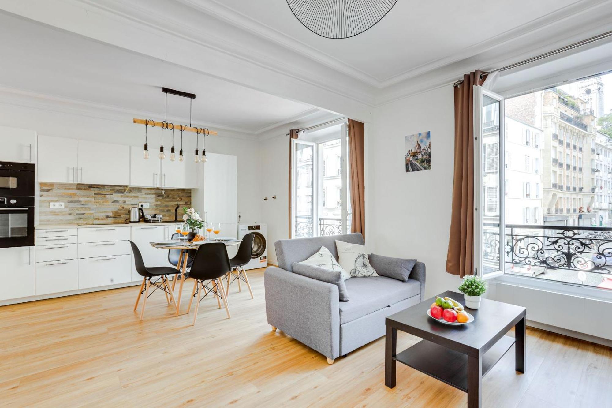 פריז Montmartre & Sacre-Coeur - 2Br - Cityapartmentstay מראה חיצוני תמונה